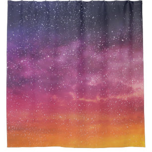 Magic Colour: Enchanting Sky Background. Shower Curtain