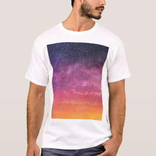 Magic Colour: Enchanting Sky Background. T-Shirt