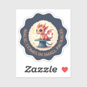 Magic Comes in Small Packages – Dragon Sticker