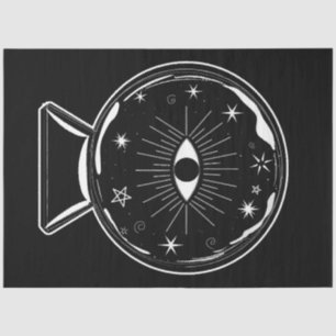 Magic Crystal Ball Scry Seeing Eye Tells All Tissue Paper