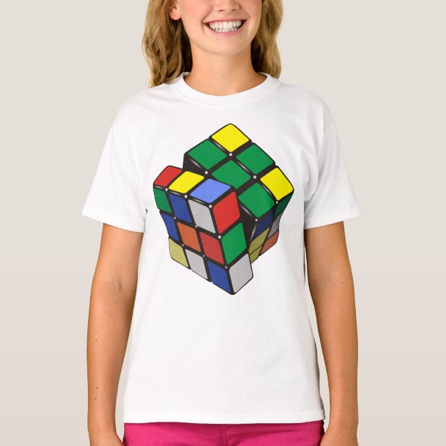 Magic Cube Boy Man Girl T-Shirt (Front)