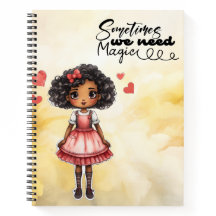 Magic Cutout Feminine Notebook