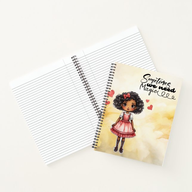 Magic Cutout Feminine Notebook (Inside)