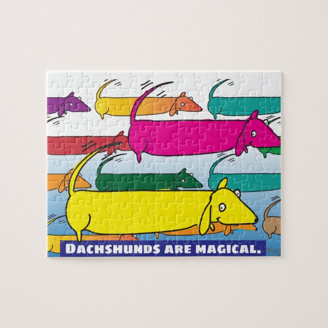 Magic Dachshunds Jigsaw Puzzle (Horizontal)
