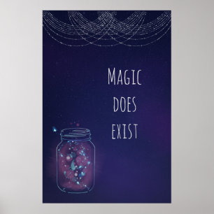 Magic Does Exist FireFly Jar Poster