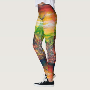 MAGIC DUEL BETWEEN BRADAMANT AND NEGROMANCER LEGGINGS