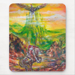 MAGIC DUEL BETWEEN BRADAMANT AND NEGROMANCER MOUSE MAT