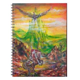 MAGIC DUEL BETWEEN BRADAMANT AND NEGROMANCER NOTEBOOK