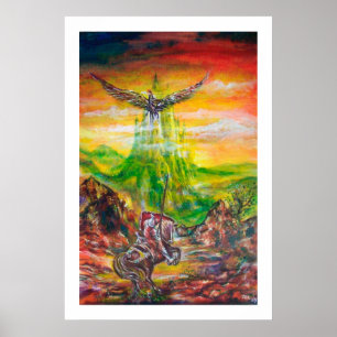 MAGIC DUEL BETWEEN BRADAMANT AND NEGROMANCER POSTER