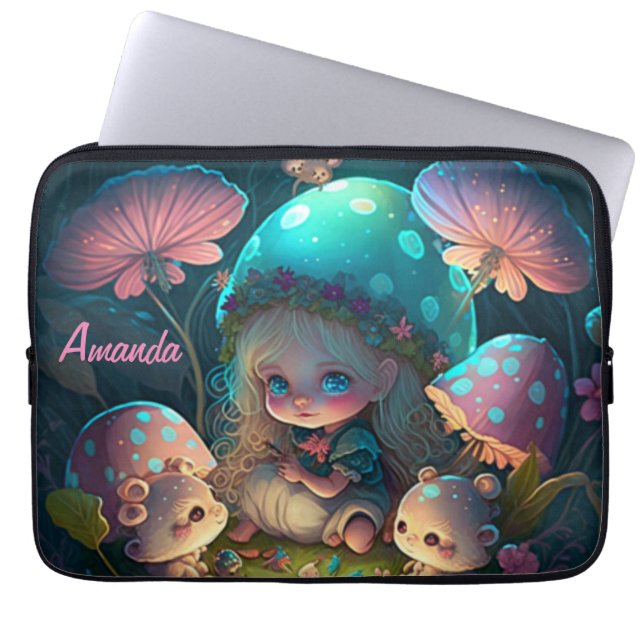 Magic elf moments   laptop sleeve (Front)