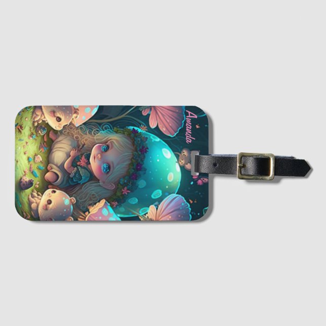 Magic elf moments    luggage tag (Front Horizontal)