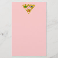 MAGIC ELFIC TALISMAN /GOLD TRIANGLE Pink