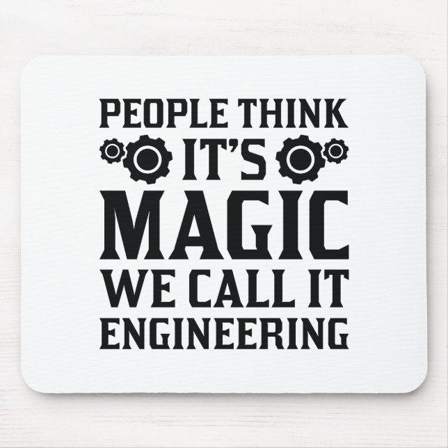 Magic Engineering Mouse Mat (Front)