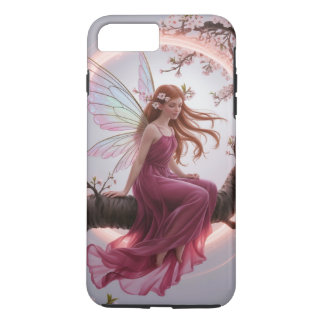 Magic Fairy Among Cherry Flowers - Illustration d iPhone 8 Plus/7 Plus Case