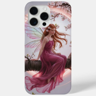 Magic Fairy Among Cherry Flowers - Illustration d iPhone 15 Pro Max Case
