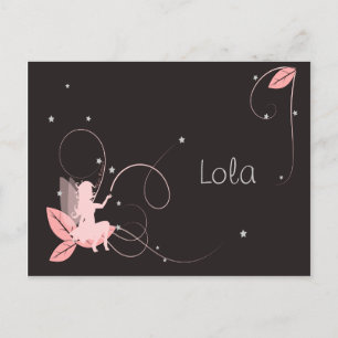 Magic, Fairy and First Name Postcard