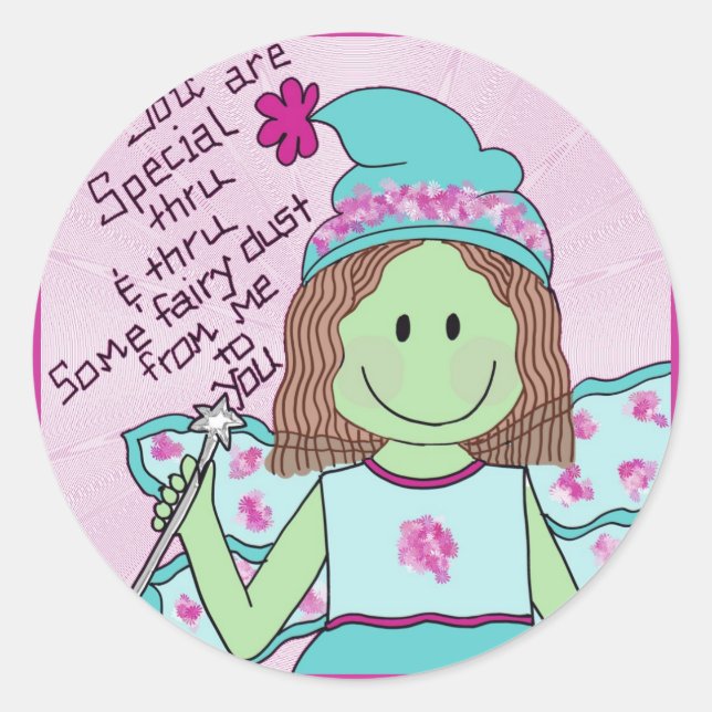 Magic-fairy-dust Classic Round Sticker (Front)