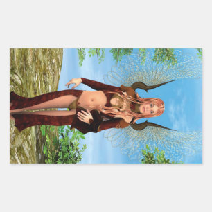 Magic Fairy Rectangular Sticker