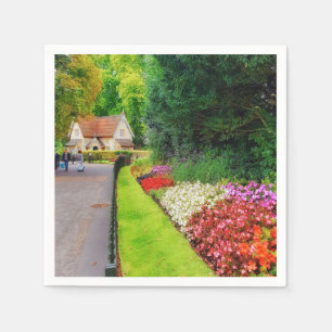 Magic Fairy-Tale British Landscape Paper Napkin