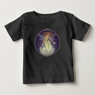 Magic Fairy White Flower Glow Fantasy Art Baby T-Shirt