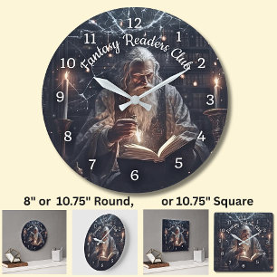 Magic - Fantasy Readers Club  Large Clock