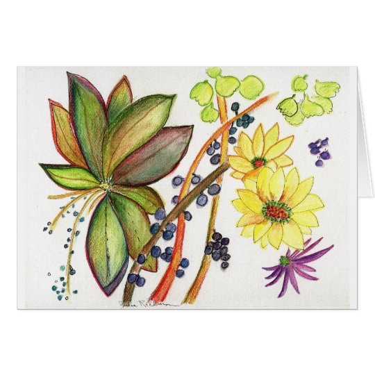 Magic Flowers from Miami Card