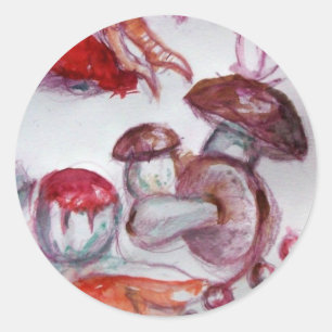 MAGIC FOLLET OF MUSHROOMS Particular Classic Round Sticker