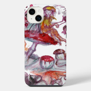MAGIC FOLLET OF MUSHROOMS Red White Floral Fantasy iPhone 14 Plus Case