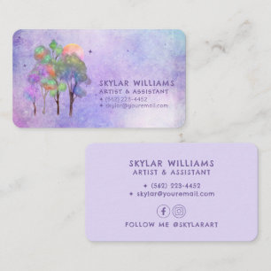 Magic Forest Custom Business Cards