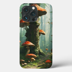 magic forest, fly agaric, fairy forest, magic mush iPhone 13 pro case