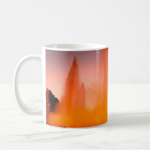 Magic Fountain of Montjuic, Barcelona, Spain. Nigh Coffee Mug