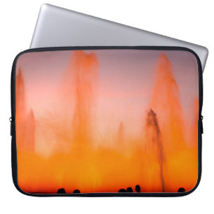 Magic Fountain of Montjuic, Barcelona, Spain. Nigh Laptop Sleeve