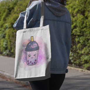 Magic Galaxy Boba Tea   Custom Tote Bag