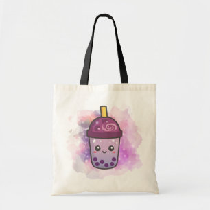 Magic Galaxy Boba Tea   Custom Tote Bags