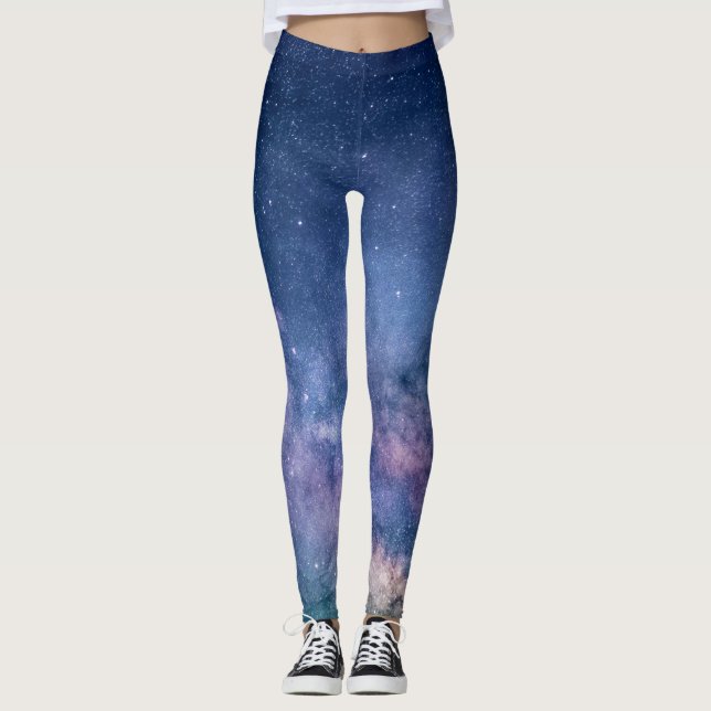 Magic galaxy wallpaper leggings (Front)