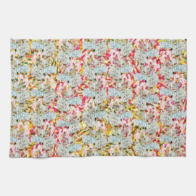 Magic Garden Whispering Tunes Tea Towel (Horizontal)