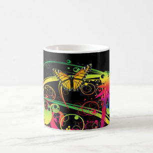 Magic Garden with Butterflies Coffee Mug