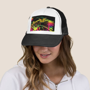Magic Garden with Butterflies Trucker Hat
