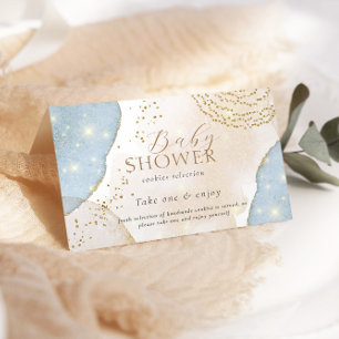 Magic Glitter Abstract Modern Baby Shower Enclosure Card