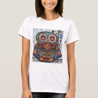 Magic graphic owl painting T-Shirt