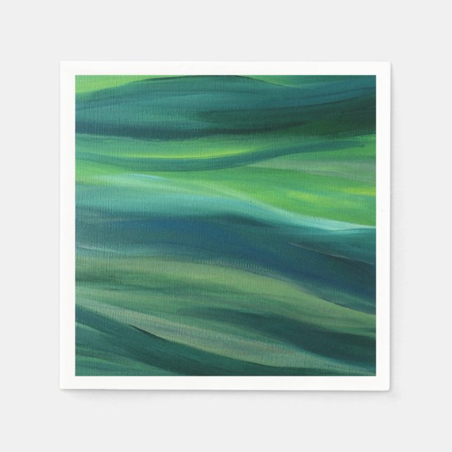 Magic Green Cocktail Napkin (Front)