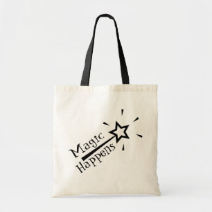 Magic Happens Magic Wand Tote Bag