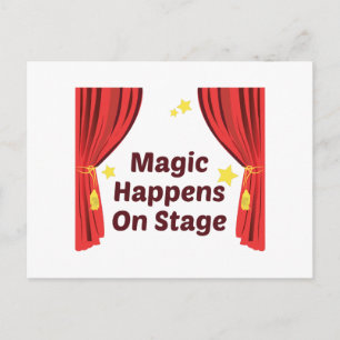 Magic Happens Postcard