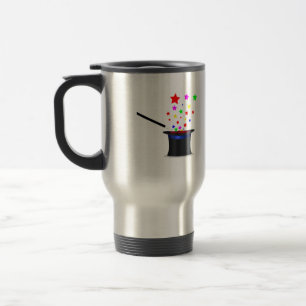Magic Hat And Wand Travel Mug