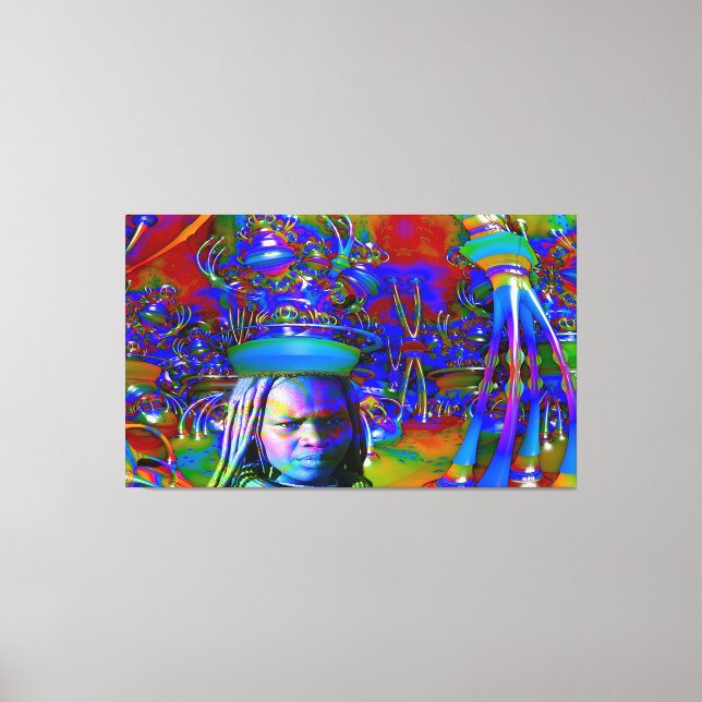 Magic Hat Canvas Print (Front)