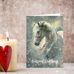 Magic Horse Christmas Card