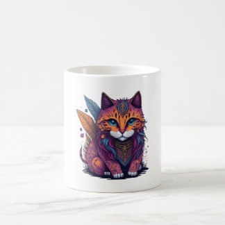 Magic IllustrationWatercolor Cat Boho Cat Watercol Coffee Mug