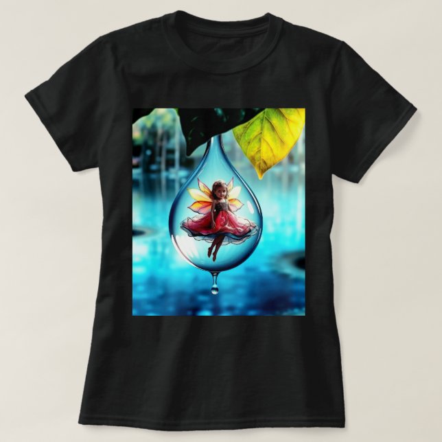 Magic in a Drop of Water T-Shirt (Design Front)