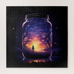 Magic In a Jar - Enchanted Forest Jigsaw Puzzle