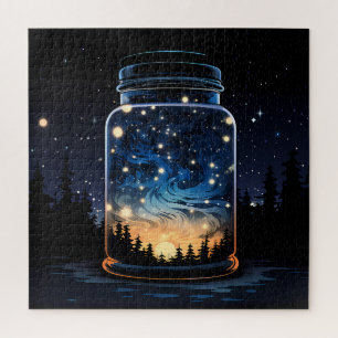Magic in a Jar - Forest Stars Jigsaw Puzzle